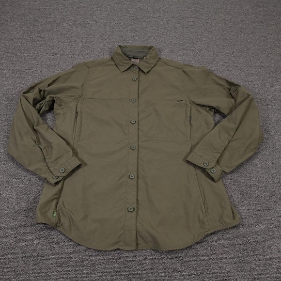 REI Tops - REI Shirt Womens Large Green Vented Lightweight UPF 30 Hiking Camping